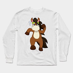 Horse at Galloping Long Sleeve T-Shirt